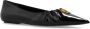 Marc Jacobs The Pointy Toe Ballerinas Leather Black in zwart - Thumbnail 5