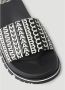 Marc Jacobs Monogram Slide Sandalen Black Dames - Thumbnail 9