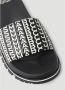 Marc Jacobs The Slide Monogram slippers Zwart - Thumbnail 9