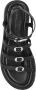 Marc Jacobs Zwarte Leren Gladiator Sandalen - Thumbnail 4