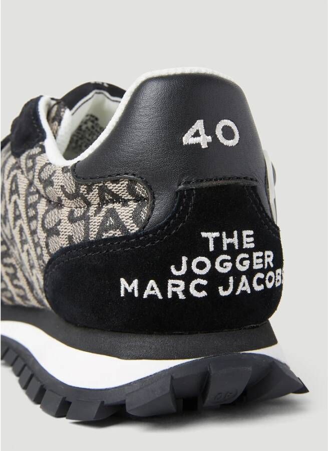 Marc Jacobs Logo Jacquard Jogger Sneakers Zwart Dames