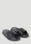 Marc Jacobs The Medallion slippers met logo-reliëf Zwart - Thumbnail 2
