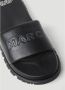 Marc Jacobs The Slide Leren Slippers met Logo Versiering Zwart Dames - Thumbnail 4