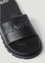 Marc Jacobs The Medallion slippers met logo-reliëf Zwart - Thumbnail 4