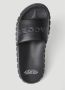 Marc Jacobs The Medallion slippers met logo-reliëf Zwart - Thumbnail 5