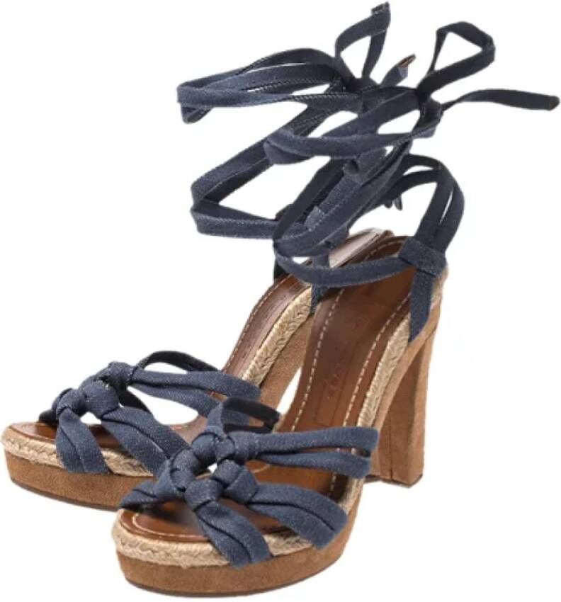 Marc Jacobs Pre-owned Denim sandals Blue Dames