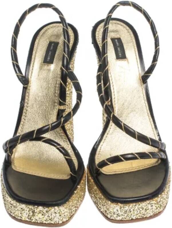 Marc Jacobs Pre-owned Fabric sandals Black Dames