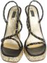 Marc Jacobs Pre-owned Fabric sandals Black Dames - Thumbnail 2