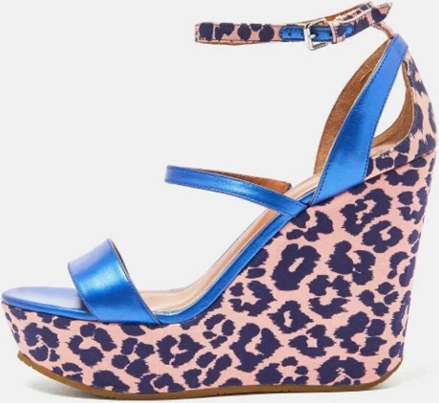 Marc Jacobs Pre-owned Fabric sandals Blue Dames