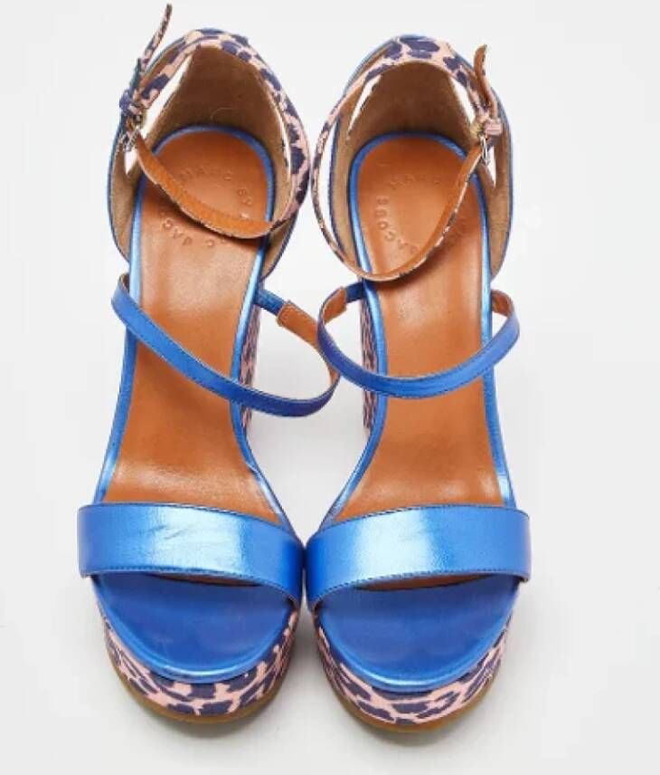 Marc Jacobs Pre-owned Fabric sandals Blue Dames