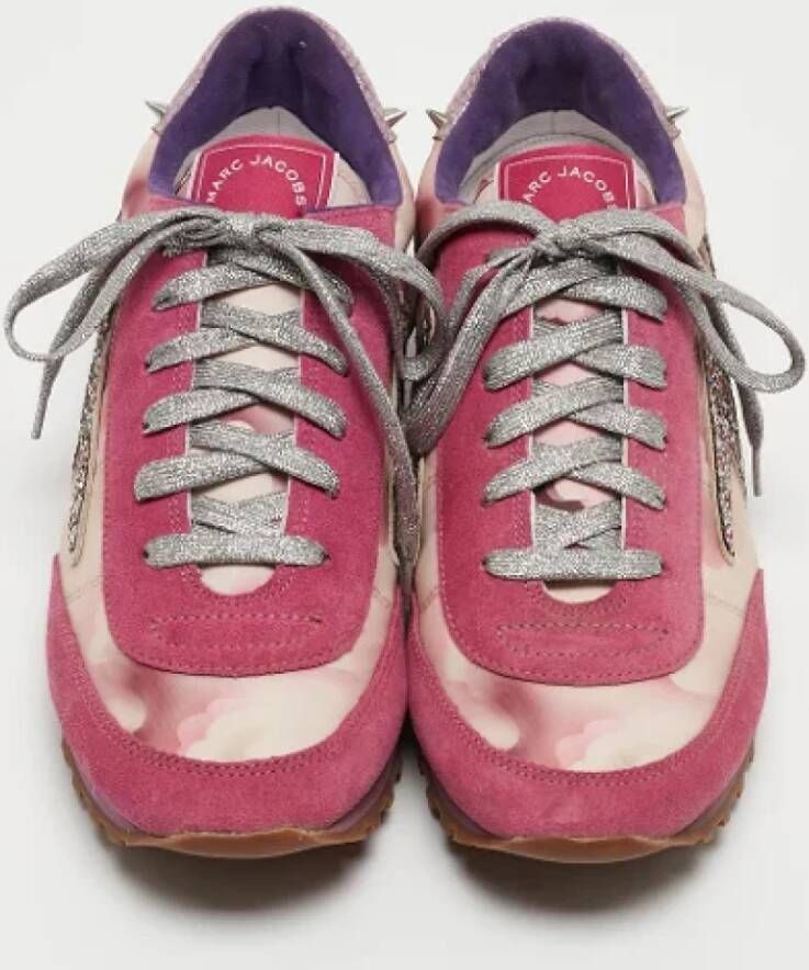 Marc Jacobs Pre-owned Fabric sneakers Pink Dames