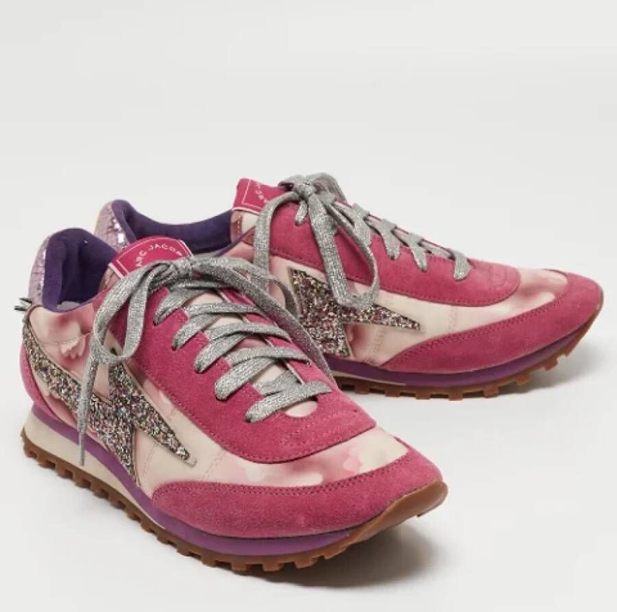Marc Jacobs Pre-owned Fabric sneakers Pink Dames