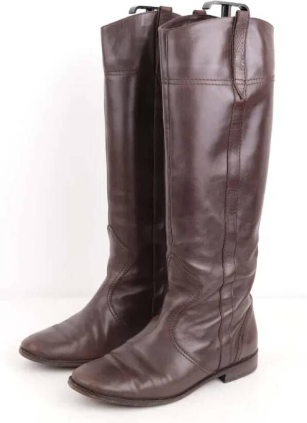 Marc Jacobs Pre-owned Leather boots Brown Dames