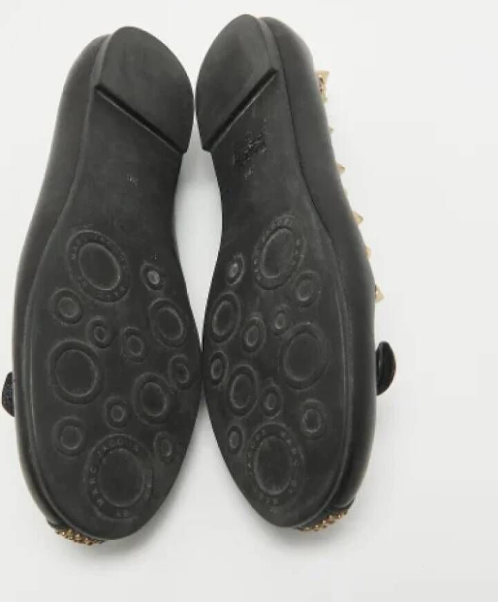 Marc Jacobs Pre-owned Leather flats Black Dames