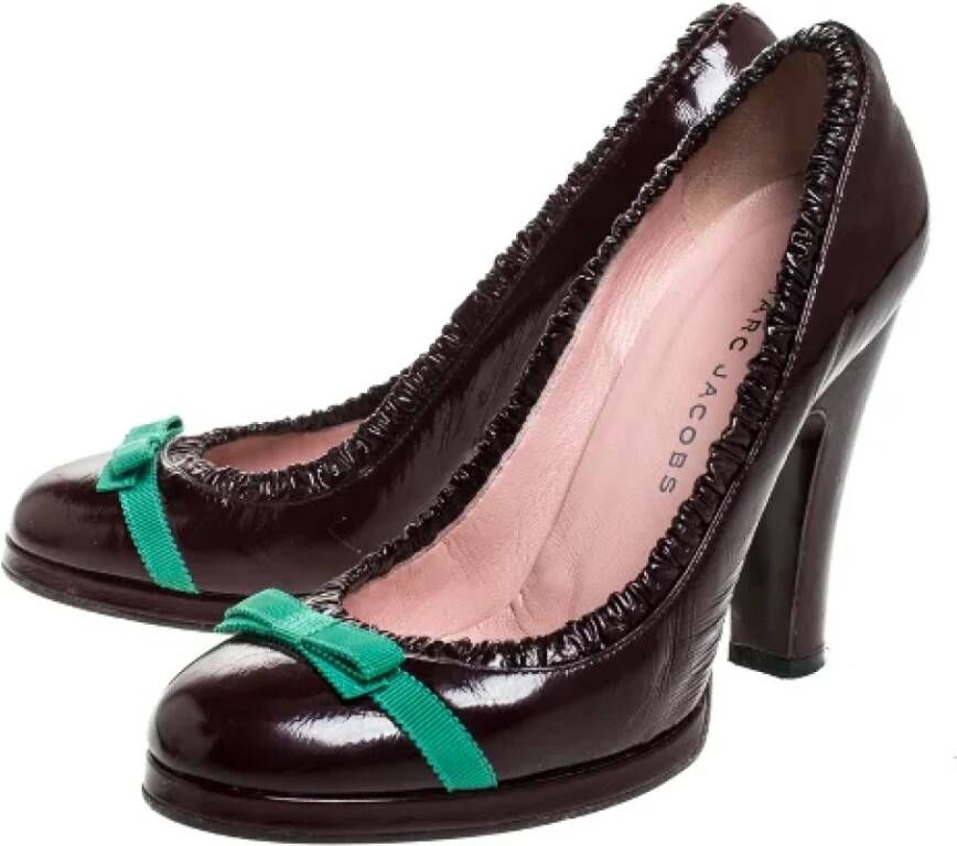 Marc Jacobs Pre-owned Leather heels Brown Dames