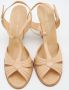 Marc Jacobs Pre-owned Leather sandals Beige Dames - Thumbnail 2