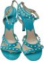 Marc Jacobs Pre-owned Leather sandals Blue Dames - Thumbnail 2