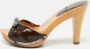 Marc Jacobs Pre-owned Leather sandals Brown Dames - Thumbnail 2