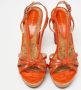 Marc Jacobs Pre-owned Leather sandals Orange Dames - Thumbnail 3