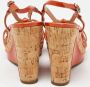 Marc Jacobs Pre-owned Leather sandals Orange Dames - Thumbnail 5
