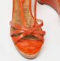 Marc Jacobs Pre-owned Leather sandals Orange Dames - Thumbnail 7