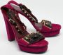 Marc Jacobs Pre-owned Leather sandals Purple Dames - Thumbnail 4