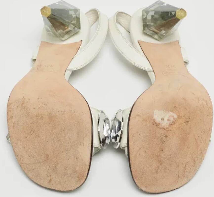 Marc Jacobs Pre-owned Leather sandals White Dames