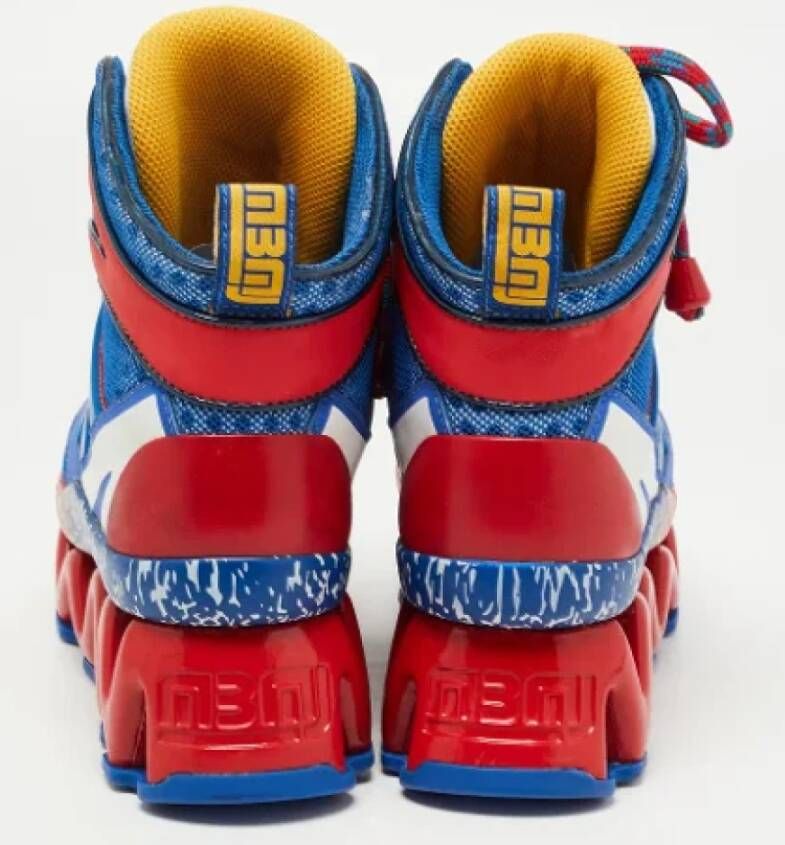 Marc Jacobs Pre-owned Leather sneakers Blue Dames