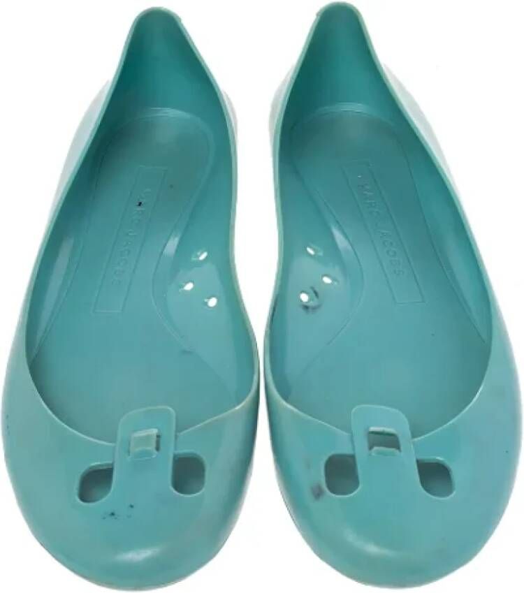 Marc Jacobs Pre-owned Rubber flats Blue Dames