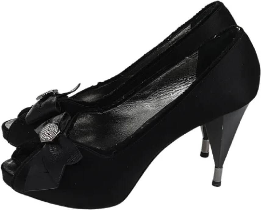 Marc Jacobs Pre-owned Satin heels Black Dames