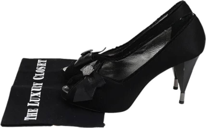 Marc Jacobs Pre-owned Satin heels Black Dames