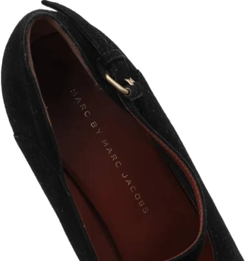 Marc Jacobs Pre-owned Suede heels Black Dames