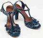 Marc Jacobs Pre-owned Velvet sandals Blue Dames - Thumbnail 4