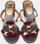 Marc Jacobs Pre-owned Velvet sandals Red Dames - Thumbnail 3