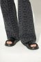 Marc Jacobs The Medallion slippers met logo-reliëf Zwart - Thumbnail 6
