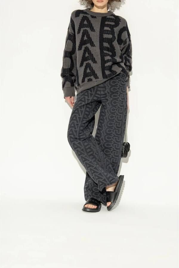 Marc Jacobs The Medallion slippers met logo-reliëf Zwart - Foto 7