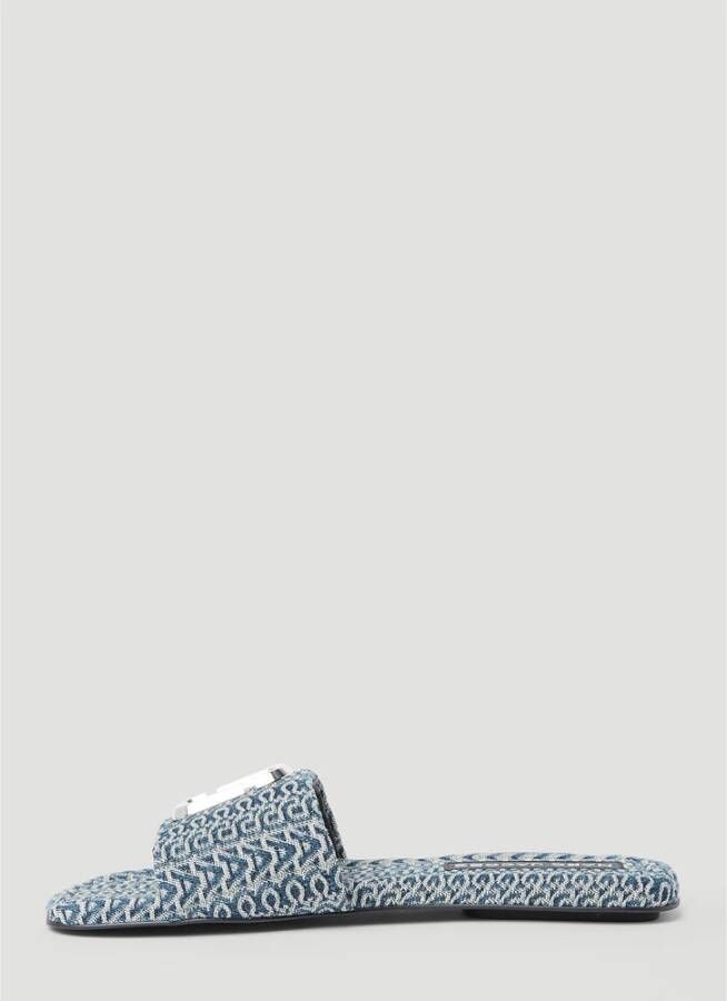 Marc Jacobs The J Marc denim sandalen Groen - Foto 3