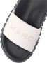 Marc Jacobs The Leather Slide slippers met logo-reliëf Wit - Thumbnail 6