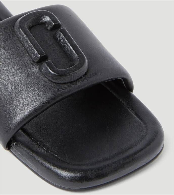Marc Jacobs The J Marc leren slippers Zwart - Foto 4