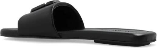 Marc Jacobs The J Marc leren slippers Zwart - Foto 8