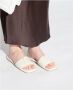 Marc Jacobs The J Marc leren slippers Beige - Thumbnail 2