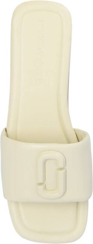 Marc Jacobs The J Marc leren slippers Beige - Foto 6
