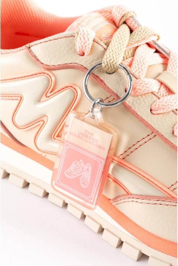 Marc Jacobs Verhoog je sneaker game met leren sneakers Beige Dames