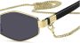 Marc Jacobs Zeshoekige zonnebril met ketting - Thumbnail 2