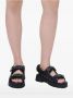 Marc Jacobs Zwarte Open Teen Blokhak Schoenen - Thumbnail 2