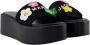Marc Jacobs Zwarte Plateau Sandalen Synthetisch Leer - Thumbnail 2