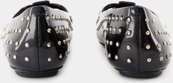 Marc Jacobs Zwarte puntige neus ballerina flats