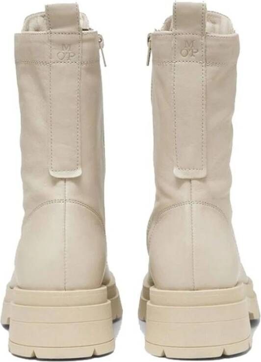 Marc O'Polo Beige Ankle Veterlaarsjes