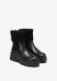 Marc O'Polo Chelsea boot met gebreide boord Black Dames - Thumbnail 4
