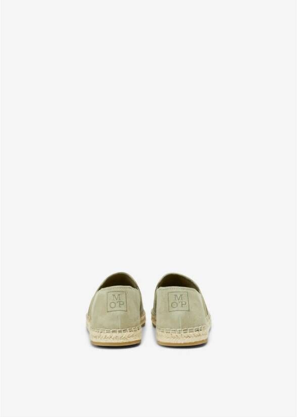 Marc O'Polo Suède Espadrilles met Jute Zool Blue Heren